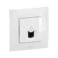 Legrand - Ethernetová zásuvka RJ45 s rámečkem NILOE bílá