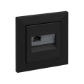 Legrand - Ethernetová zásuvka RJ45 s rámečkem SUNO černá