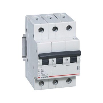 Legrand - Jistič 3-fázový RX3 3P C 16A 6000A