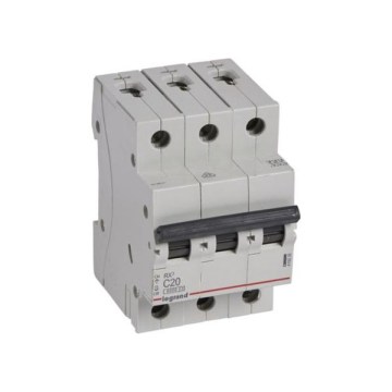 Legrand - Jistič 3-fázový RX3 3P C 20A 6000A