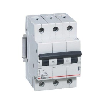 Legrand - Jistič 3-pólový RX3 3P B 16A 6000A