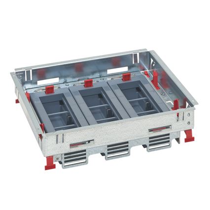 LEGRAND - Podlahová krabice do zdvojené podlahy 18 modulů (9 přístrojů 45x45)