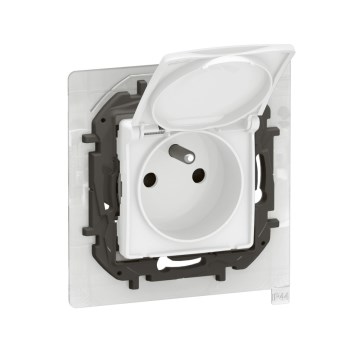 Legrand - Venkovní zásuvka domovní bez rámečku 250V/16A NILOE IP44 bílá