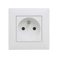 Legrand - Zásuvka domovní s rámečkem NILOE STEP 250V bílá