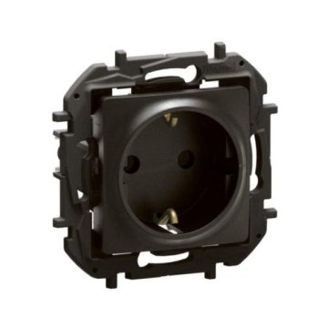 Legrand - Zásuvka domovní SCHUKO 250V/16A NILOE černá
