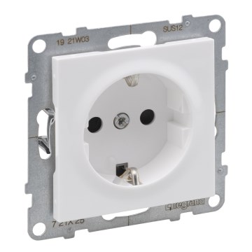 Legrand - Zásuvka domovní SCHUKO 250V/16A SUNO bílá