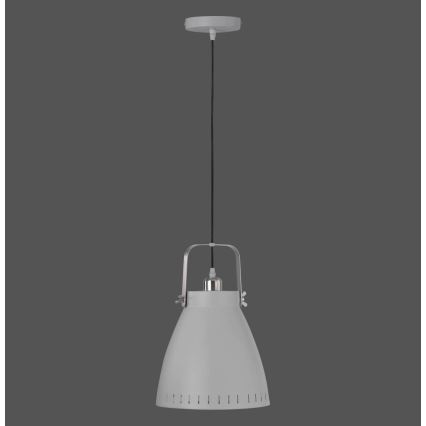 Leuchten Direkt 11059-15 - Lustr na lanku EVA 1xE27/60W/230V pr. 21,5 cm šedá