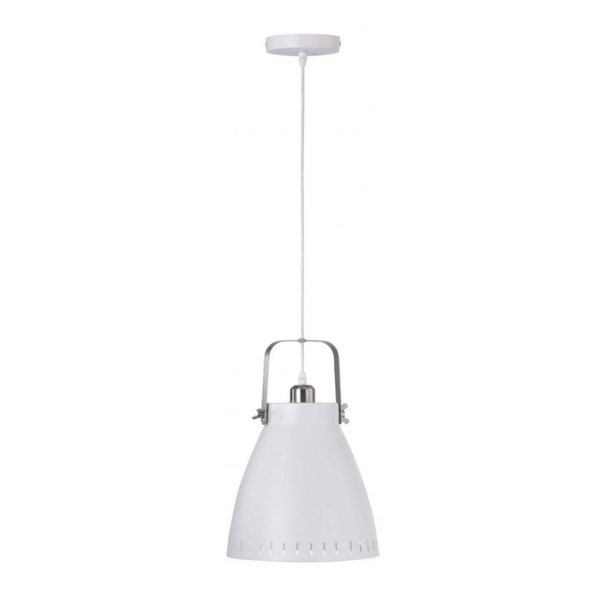 Leuchten Direkt 11059-16 - Lustr na lanku EVA 1xE27/60W/230V pr. 21,5 cm bílá
