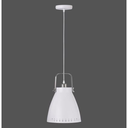 Leuchten Direkt 11059-16 - Lustr na lanku EVA 1xE27/60W/230V pr. 21,5 cm bílá