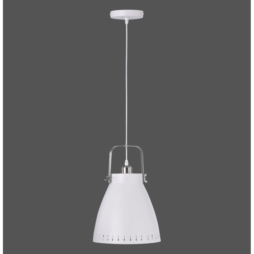 Leuchten Direkt 11059-16 - Lustr na lanku EVA 1xE27/60W/230V pr. 21,5 cm bílá