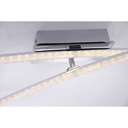 Leuchten Direkt 11292-17 - LED Přisazený lustr SIMON 2xLED/8W/230V lesklý chrom