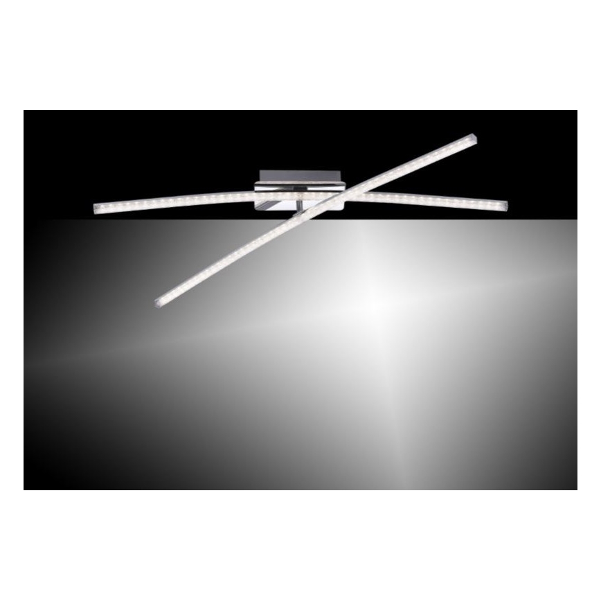 Leuchten Direkt 11292-17 - LED Přisazený lustr SIMON 2xLED/8W/230V lesklý chrom