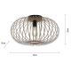 Leuchten Direkt 11411-79 - Přisazený lustr RACOON 1xE27/40W/230V pr. 50 cm bambus