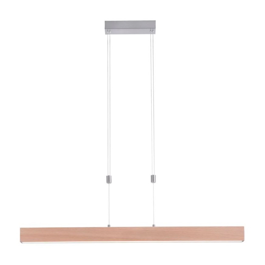 Leuchten Direkt 11420-78 - LED Lustr na lanku AMANDA LED/30W/230V 2700-5000K 110 cm hnědá