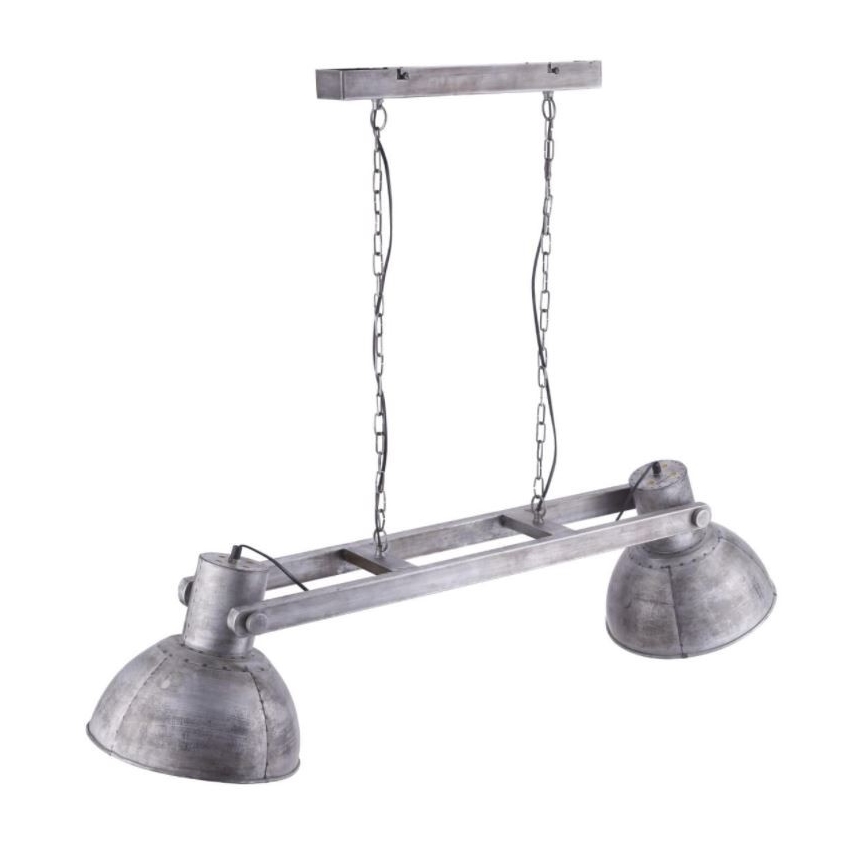 Leuchten Direkt 11483-77 - Lustr na lanku SAMIA 2xE27/25W/230V