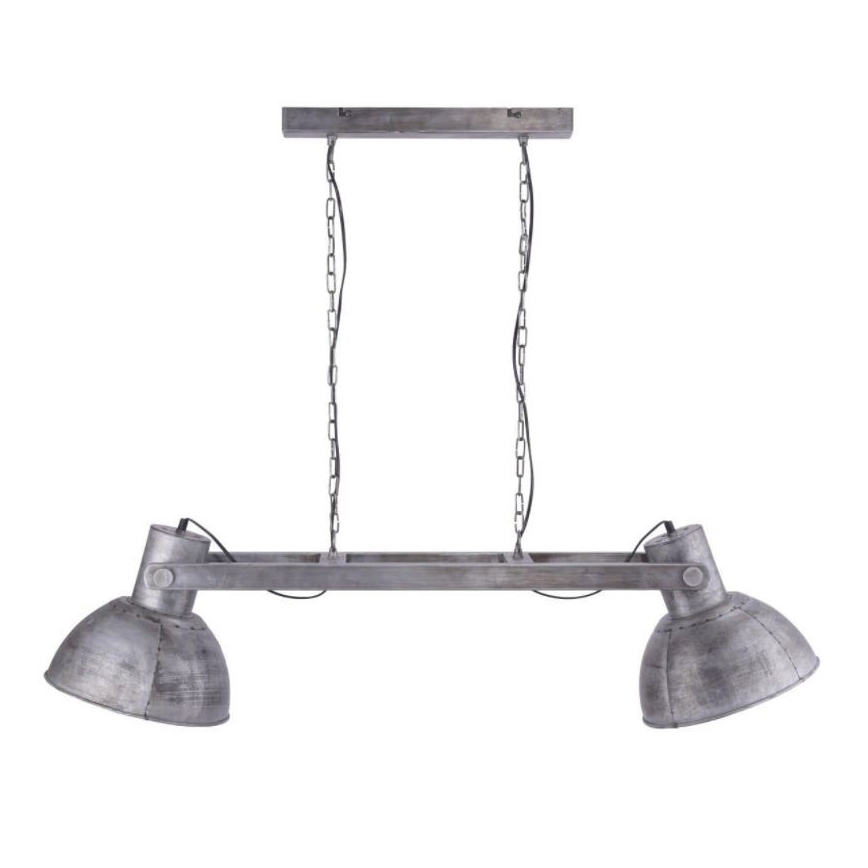 Leuchten Direkt 11483-77 - Lustr na lanku SAMIA 2xE27/25W/230V