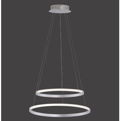 Leuchten Direkt 11525-21 - LED Lustr na lanku CIRCLE 1xLED/15W/230V + LED/25W