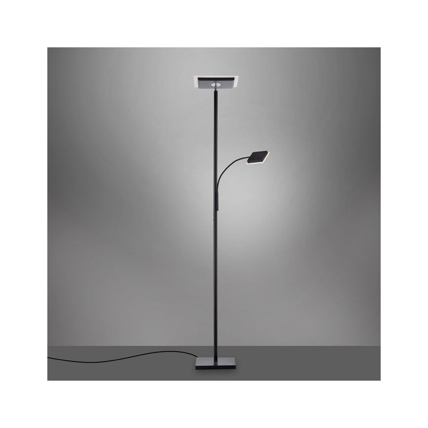 Leuchten Direkt 11710-18 - LED Stmívatelná stojací lampa HANS LED/21,5W/230V + LED/4W