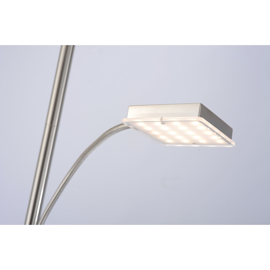 Leuchten Direkt 11710-55 - LED Stmívatelná stojací lampa HANS LED/22W/230V + LED/4W
