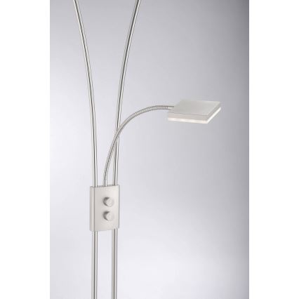 Leuchten Direkt 11776-55 - LED Stmívatelná stojací lampa HELIA LED/16,8W/230V + 2xLED/3,8W
