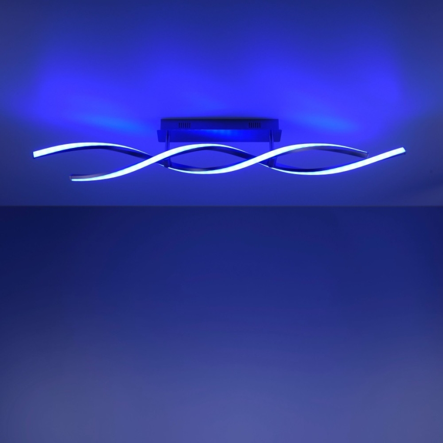 Leuchten Direkt 11993-55 - LED RGB Stmívatelný přisazený lustr SWING 2xLED/8,5W/230V 2700-5000K + dálkové ovládání