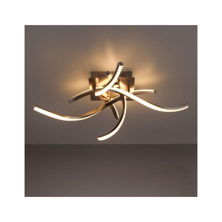 Leuchten Direkt 11995-55 - LED RGB Stmívatelný přisazený lustr SWING LED/24,4W/230V 2700-5000K + dálkové ovládání