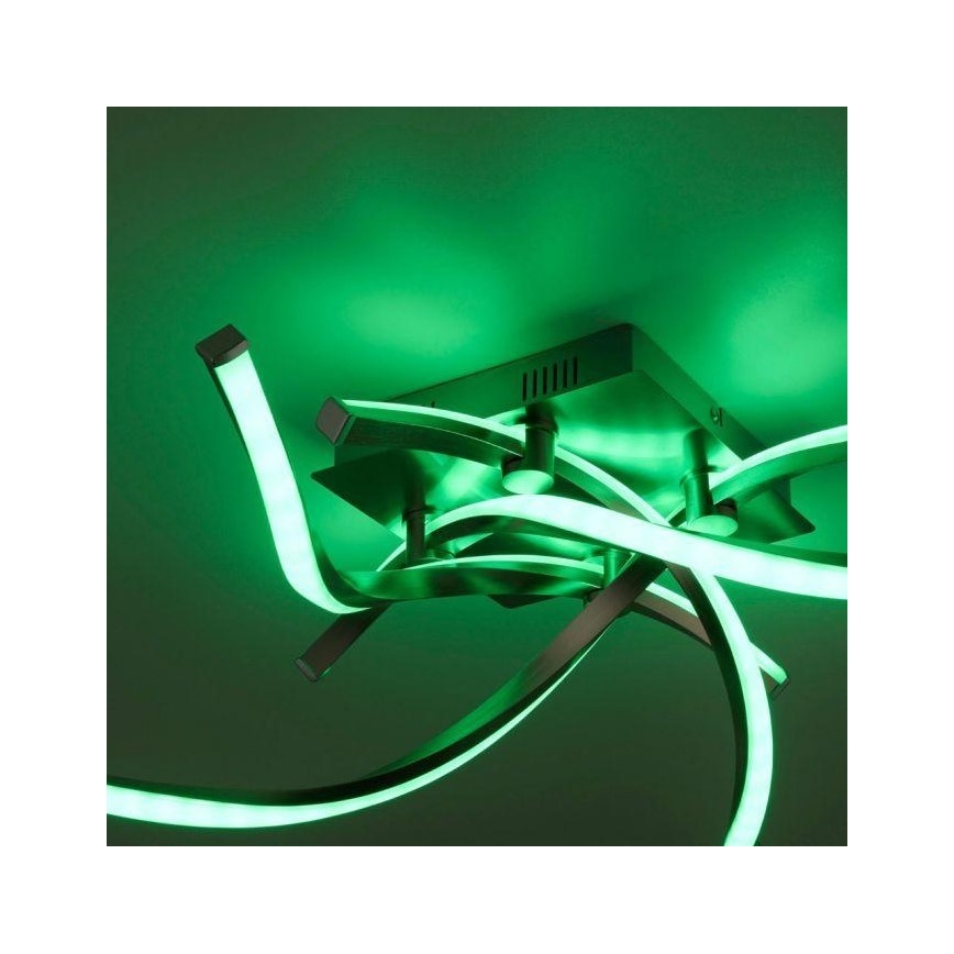 Leuchten Direkt 11995-55 - LED RGB Stmívatelný přisazený lustr SWING LED/24,4W/230V 2700-5000K + dálkové ovládání