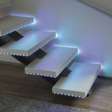 Leuchten Direkt 1210-70-BH - LED RGB Stmívatelný pásek TEANIA 3m 16,2W/12/230V + dálkové ovládání