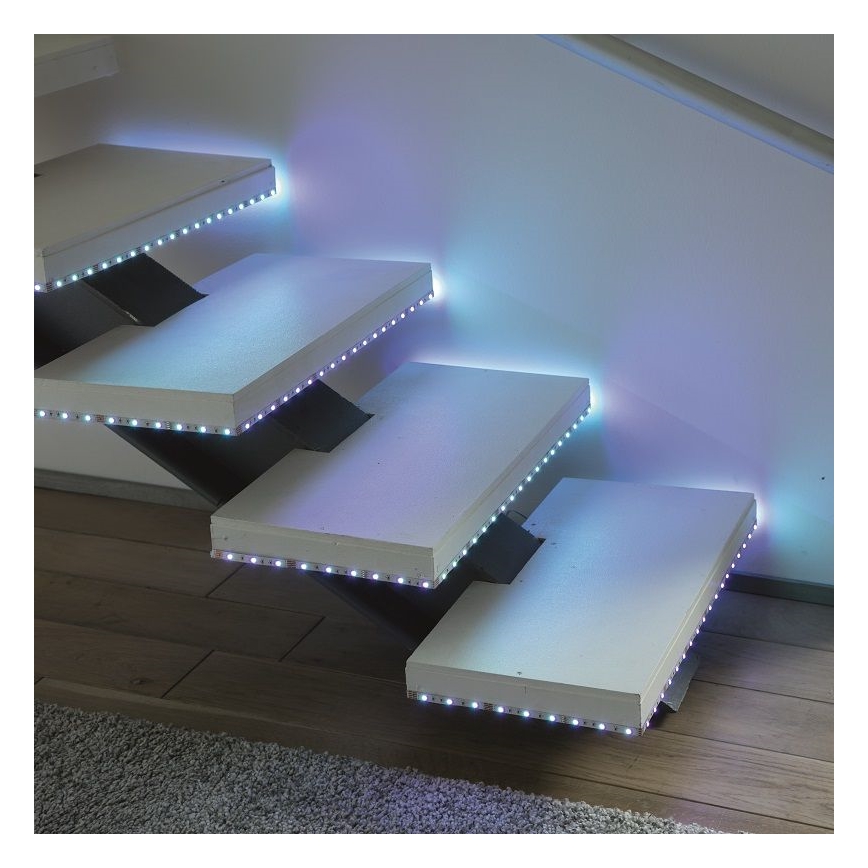 Leuchten Direkt 1210-70-BH - LED RGB Stmívatelný pásek TEANIA 3m 16,2W/12/230V + dálkové ovládání