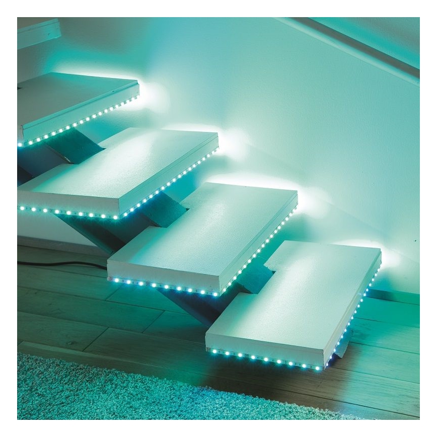 Leuchten Direkt 1210-70-BH - LED RGB Stmívatelný pásek TEANIA 3m 16,2W/12/230V + dálkové ovládání