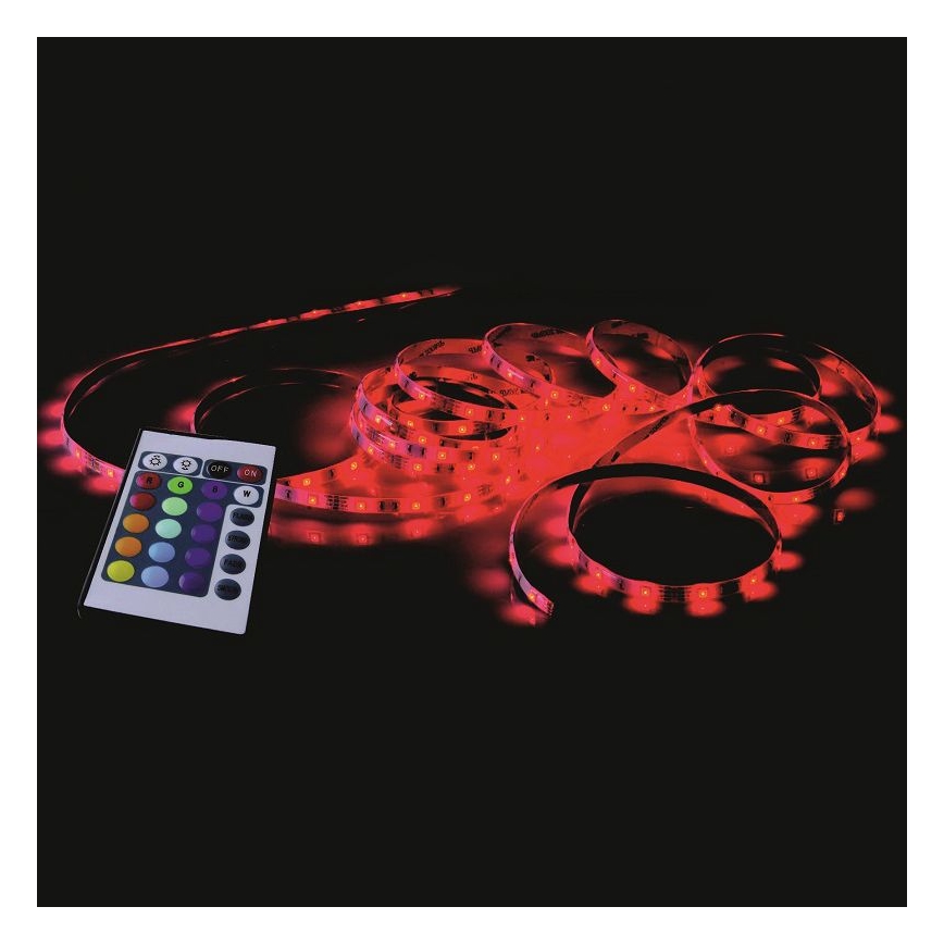 Leuchten Direkt 1210-70-BH - LED RGB Stmívatelný pásek TEANIA 3m 16,2W/12/230V + dálkové ovládání