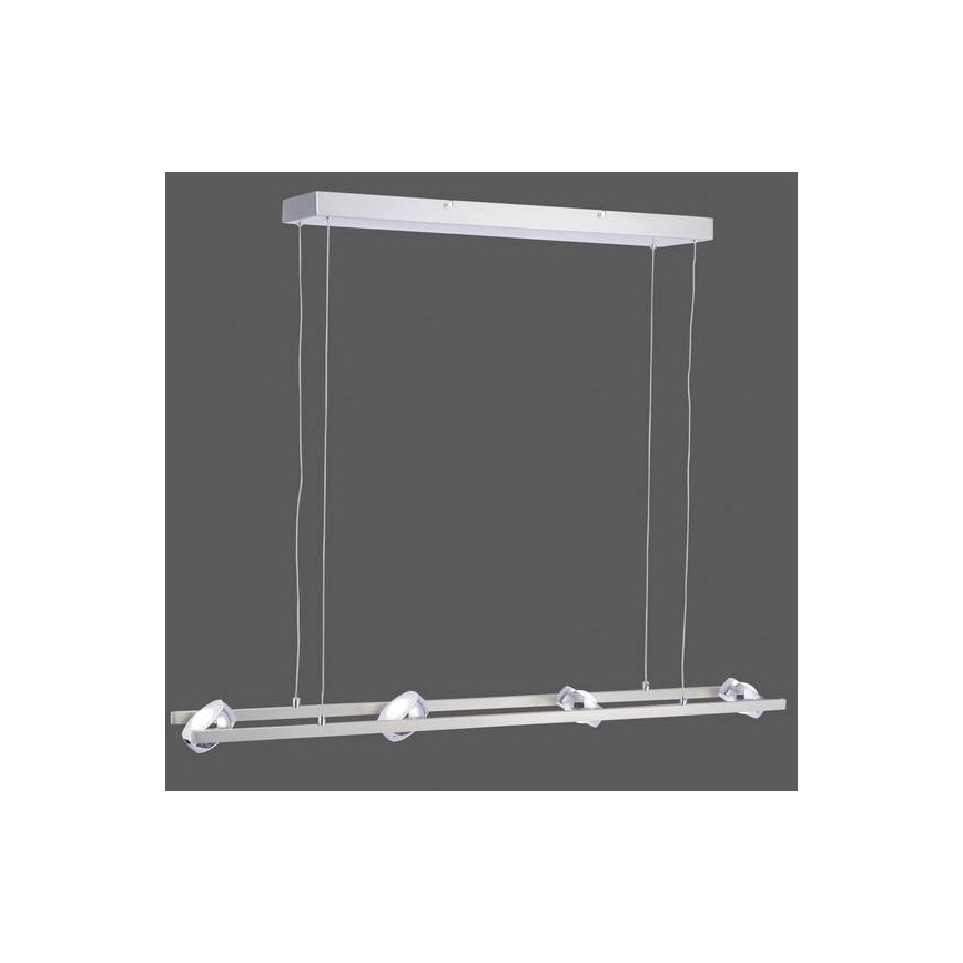 Leuchten Direkt 12470-55 - LED RGB Stmívatelný lustr na lanku OPTI 8xLED/3W/230V + dálkové ovládání