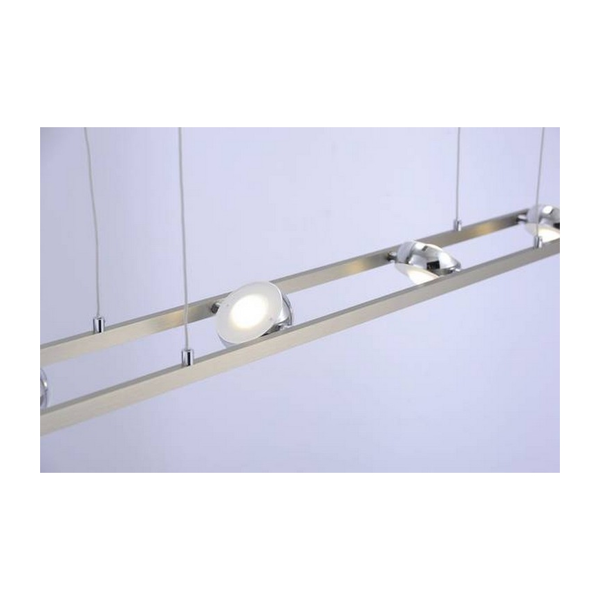 Leuchten Direkt 12470-55 - LED RGB Stmívatelný lustr na lanku OPTI 8xLED/3W/230V + dálkové ovládání