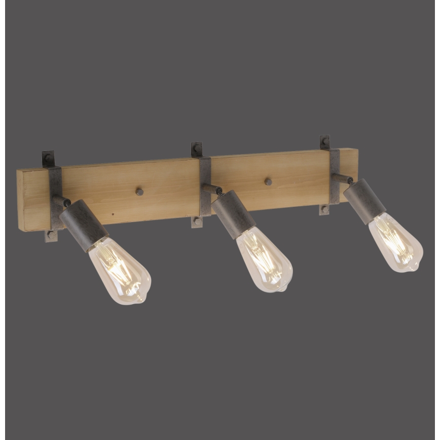 Leuchten Direkt 13473-79 - Nástěnné bodové svítidlo SLAT 3xE27/40W/230V