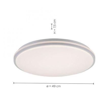 Leuchten Direkt 14209-16 - LED Stmívatelné stropní svítidlo COLIN LED/32,4W/230V