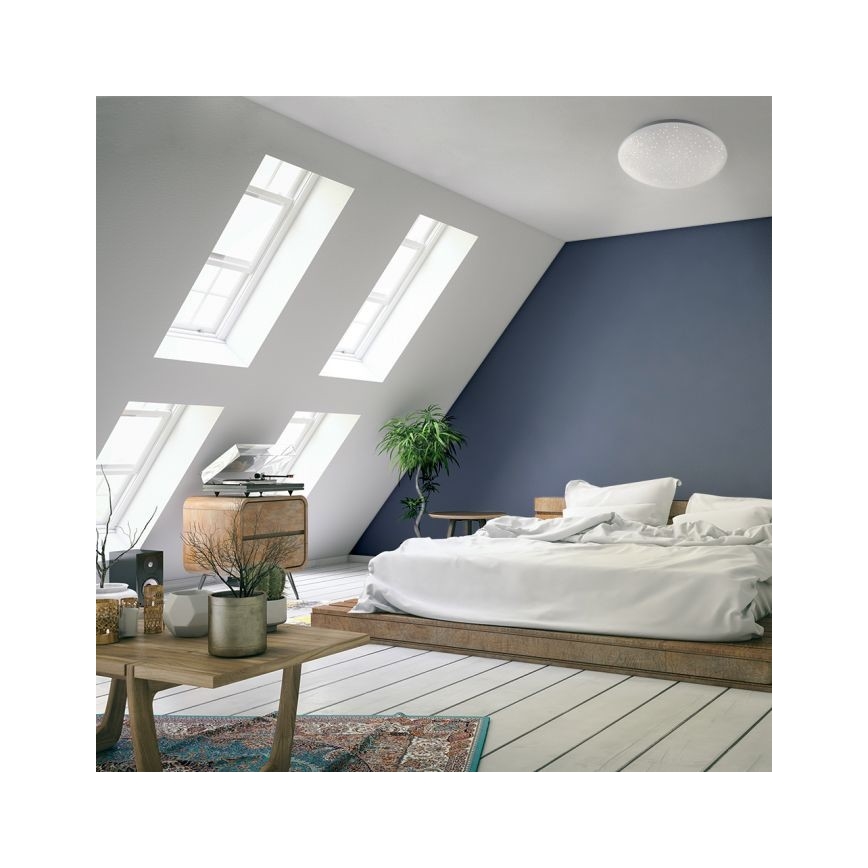 Leuchten Direkt 14241-16 - LED RGB Stmívatelné stropní svítidlo SKYLER LED/5,6W/230V + dálkové ovládání