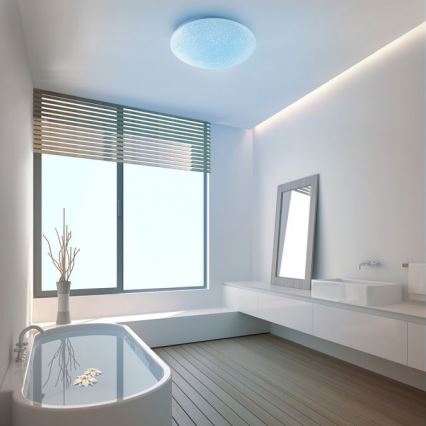 Leuchten Direkt 14241-16 - LED RGB Stmívatelné stropní svítidlo SKYLER LED/5,6W/230V + dálkové ovládání