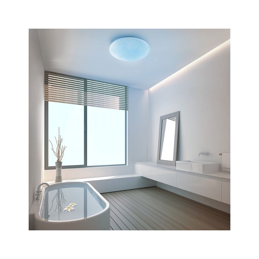 Leuchten Direkt 14241-16 - LED RGB Stmívatelné stropní svítidlo SKYLER LED/5,6W/230V + dálkové ovládání