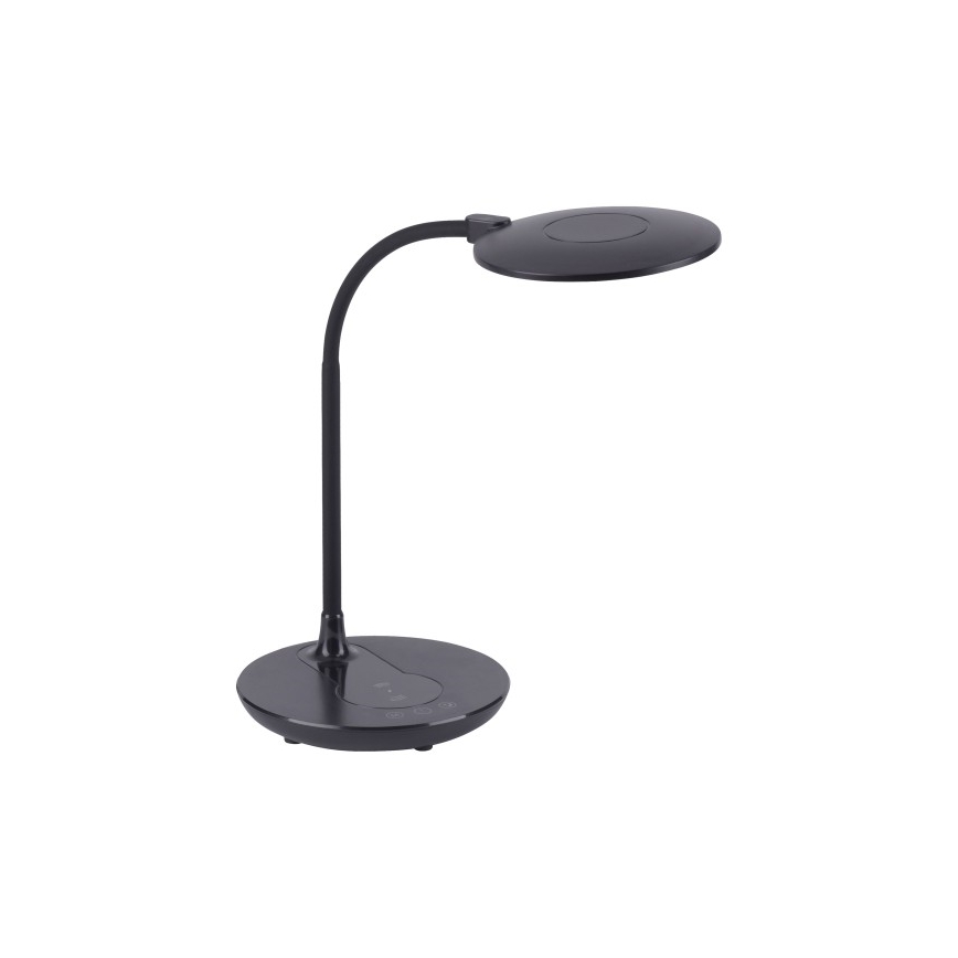 Leuchten Direkt 14416-18 - LED Stmívatelná dotyková stolní lampa s bezdrátovým nabíjením ASTRID LED/5W/230V 3000/4000/5500K + USB