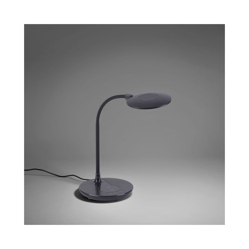 Leuchten Direkt 14416-18 - LED Stmívatelná dotyková stolní lampa s bezdrátovým nabíjením ASTRID LED/5W/230V 3000/4000/5500K + USB