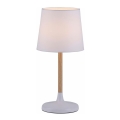 Leuchten Direkt 14423-16 - Stolní lampa NIMA 1xE14/40W/230V bílá