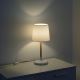 Leuchten Direkt 14423-16 - Stolní lampa NIMA 1xE14/40W/230V bílá