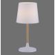 Leuchten Direkt 14423-16 - Stolní lampa NIMA 1xE14/40W/230V bílá