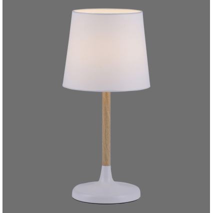 Leuchten Direkt 14423-16 - Stolní lampa NIMA 1xE14/40W/230V bílá