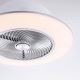 Leuchten Direkt 14445-55 - LED Stmívatelné stropní svítidlo s ventilátorem LEONARD LED/32W/230V + dálkové ovládání