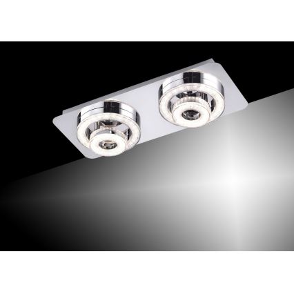 Leuchten Direkt 14521-17 - LED Stropní svítidlo TIM 2xLED/2,8W/230V + 2xLED/3,1W