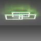 Leuchten Direkt 14636-55 - LED RGB Stmívatelné stropní svítidlo FELIX LED/35W/230V + dálkové ovládání