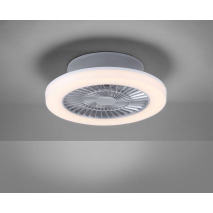 Leuchten Direkt 14645-55 - LED Svítidlo s ventilátorem LEONARD LED/27W/230V