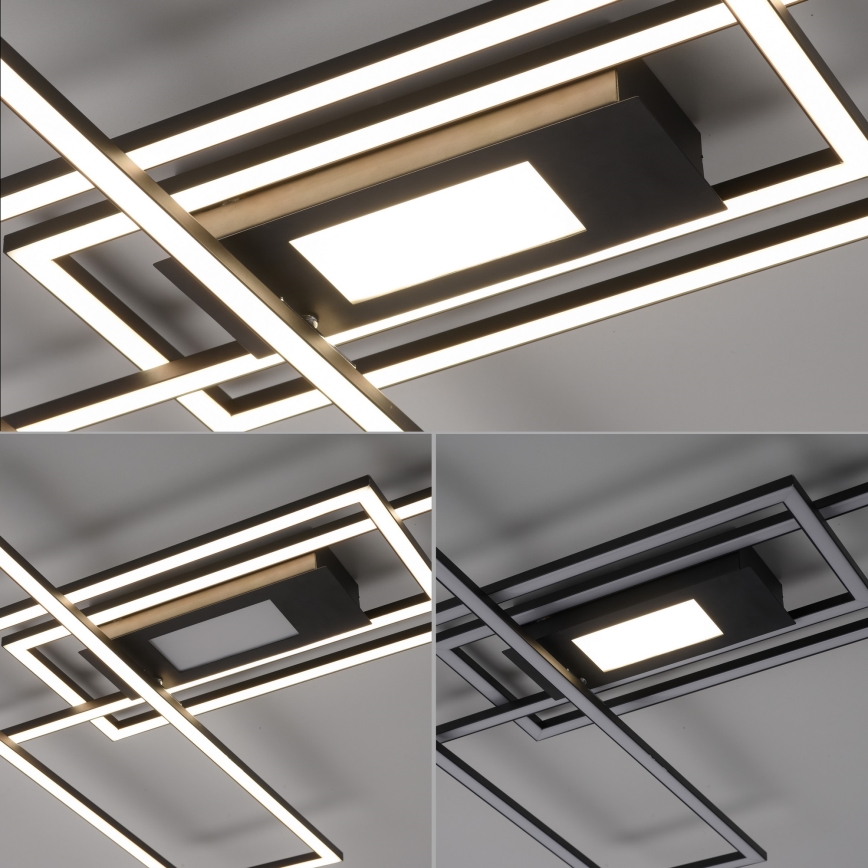 Leuchten Direkt 14693-18 - LED Stmívatelné stropní svítidlo ASMIN LED/48W/230V + dálkové ovládání
