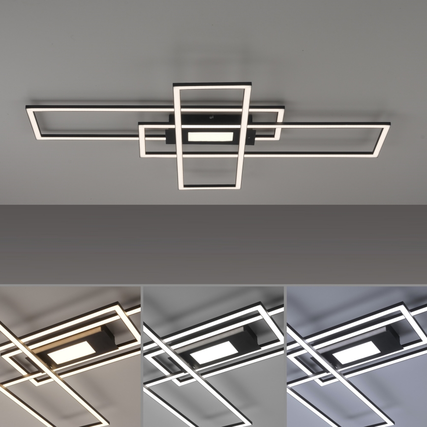 Leuchten Direkt 14693-18 - LED Stmívatelné stropní svítidlo ASMIN LED/48W/230V + dálkové ovládání